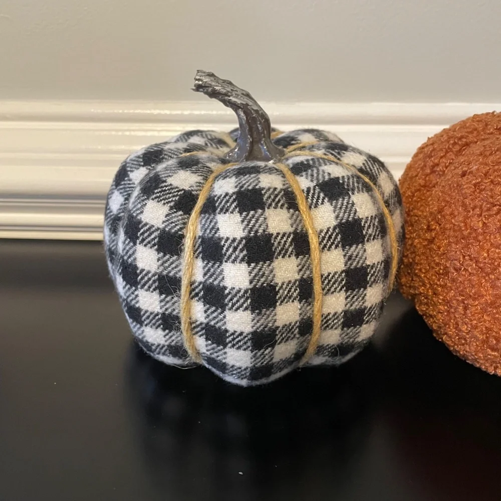 5 for $20: Target sherpa & plaid pumpkins